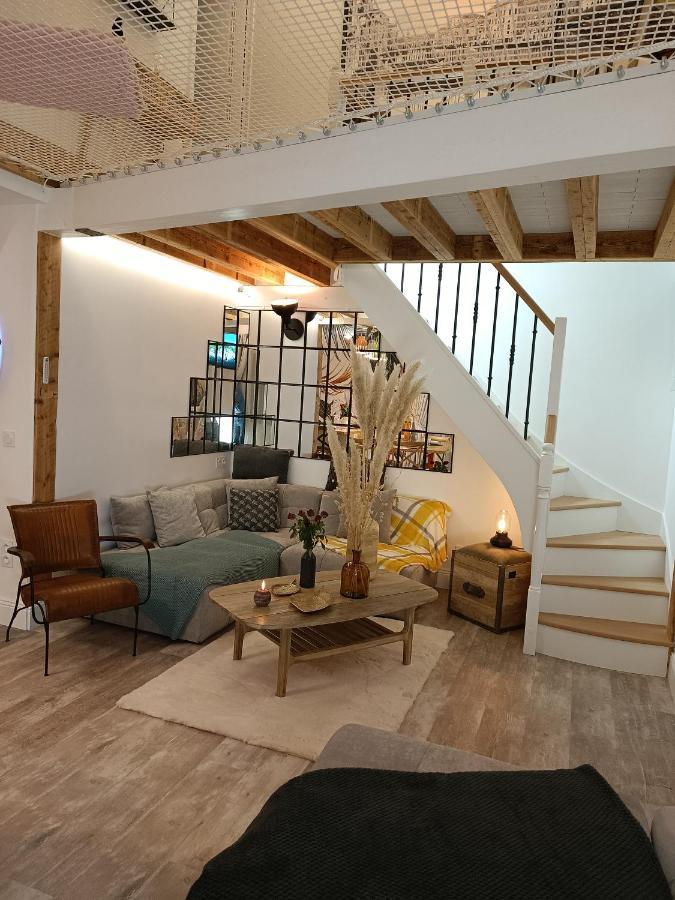 Le Marechal Duplex - Appartement Avec Jacuzzi - Caen Hyper Centre Luaran gambar